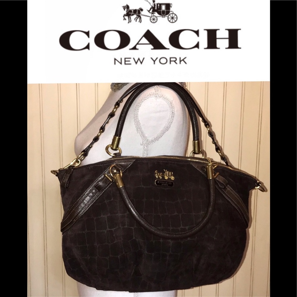 100% Auth Coach Sofia Madison Satchel